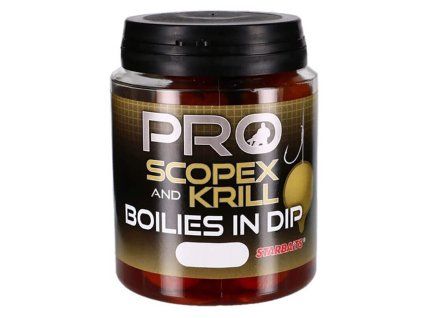 Boilie STARBAITS Pro Scopex & Krill v dipe