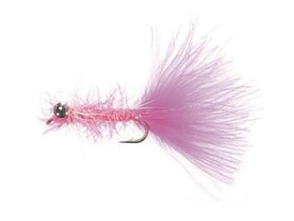 Muška UNIQUE Flies Krystal Bugger Fluo Pink Daiichi