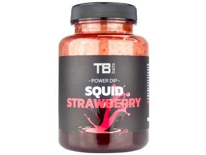 Dip TB Baits Power Dip, GLM Squid Strawberry, 150 ml