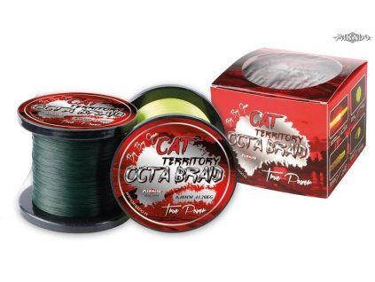 Šnúra MIKADO Cat Territory Octa Braid Green
