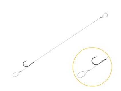 Nadväzec DELPHIN FLR Loop 8 cm