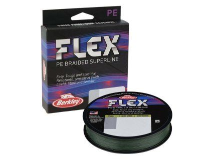Šnúra BERKLEY Flex Braid Moss Green, 135 m