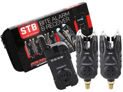 Sada 2 signalizátorov STARBAITS STB Bite s príposluchom