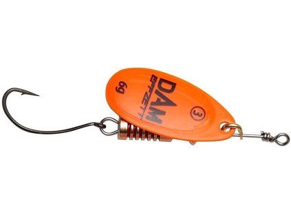 Blyskáč DAM Singlehook Spinner Orange