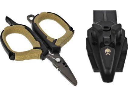 Nožnice WESTIN Braid Scissors Incl. Sheath 8,9cm Black Sand