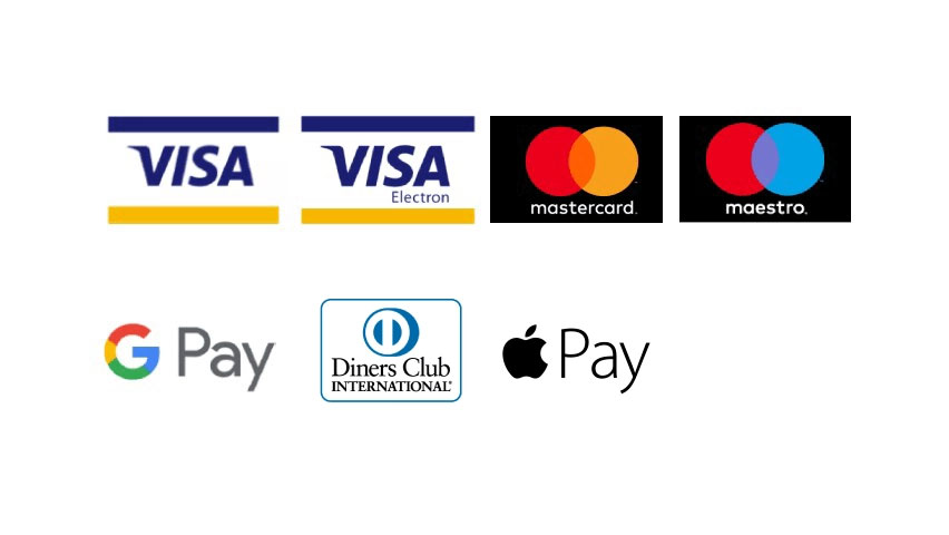 Wir akzeptieren Online-Zahlungen