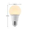 arcchio led ziarovka e27 a60 8w opal 3000k 806lm 3