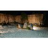 panel z polkruhovych bambusovych tyci prirodnej farby 2