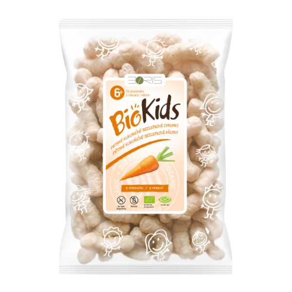 BIO detské chrumky s mrkvou BioKIDS 55 g