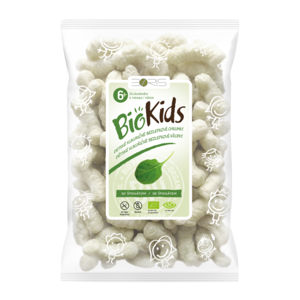 BIO detské chrumky so špenátom BioKIDS 55 g