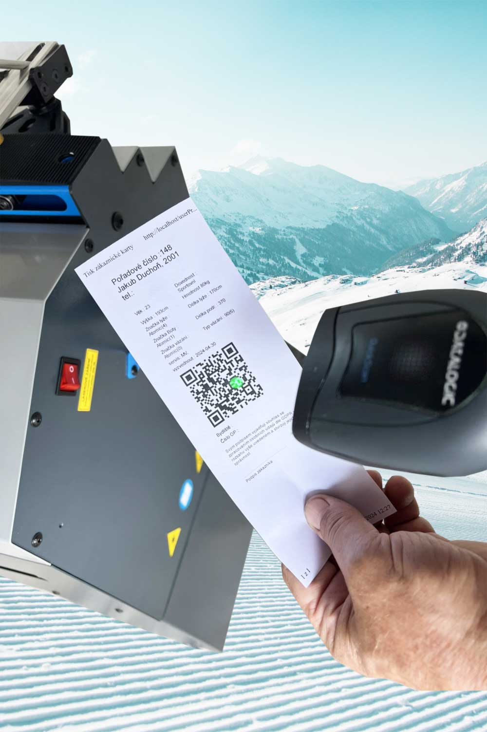 Ski Bind Tester QR kód