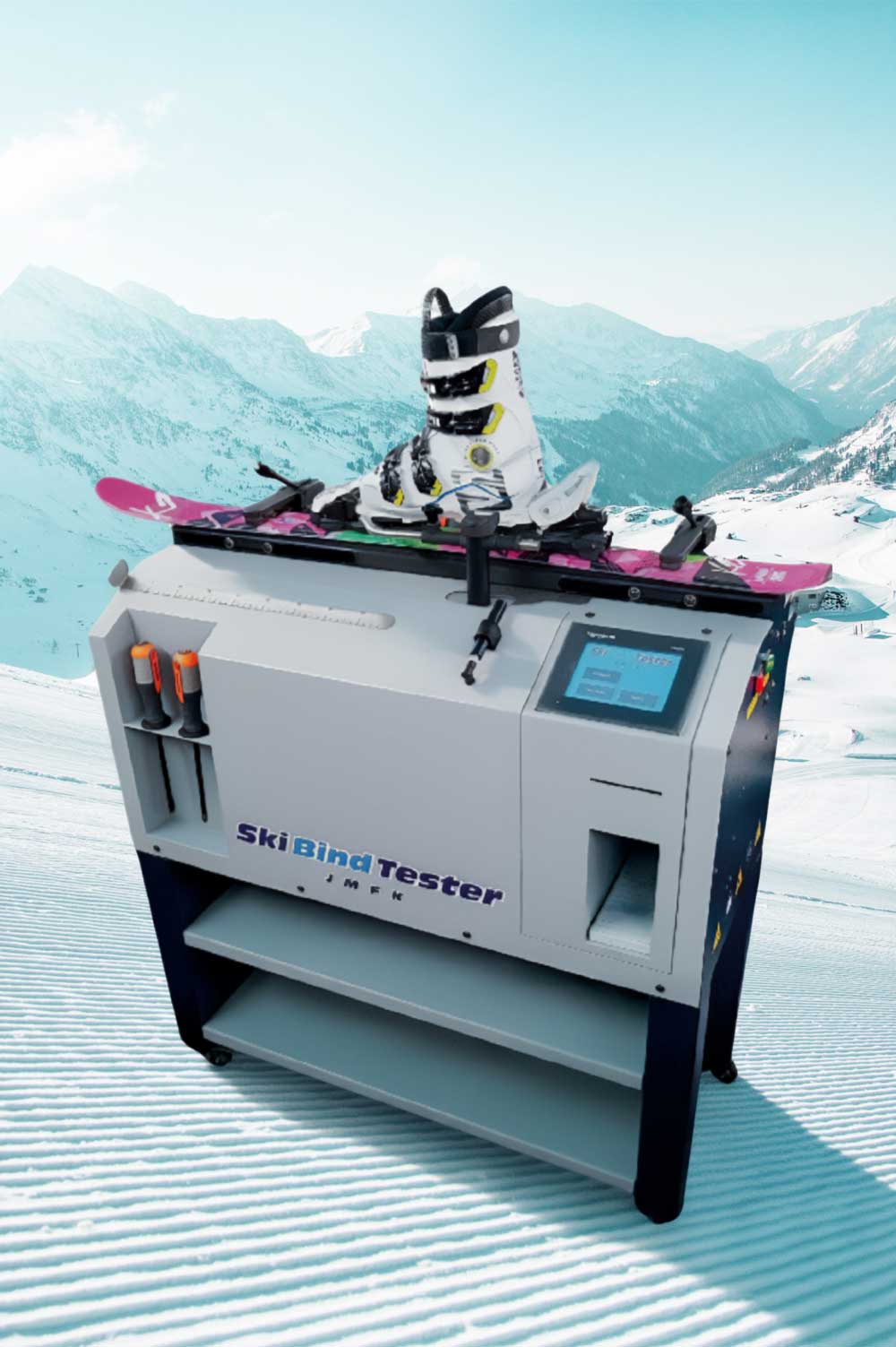 Ski Bint Tester – zasunutí lyže