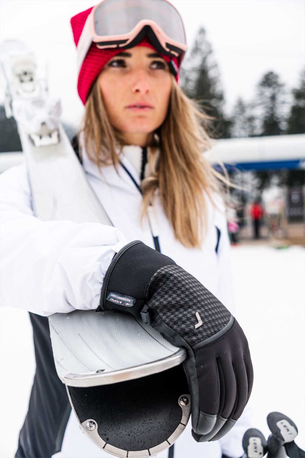 Dámske lyžiarske rukavice
