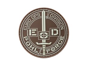 Nášivka POHL FORCE 3D Rubber Patch EOD Gen2 (Glow in the Dark)
