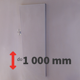 Access panels under paint up to an opening height of 1000 mm