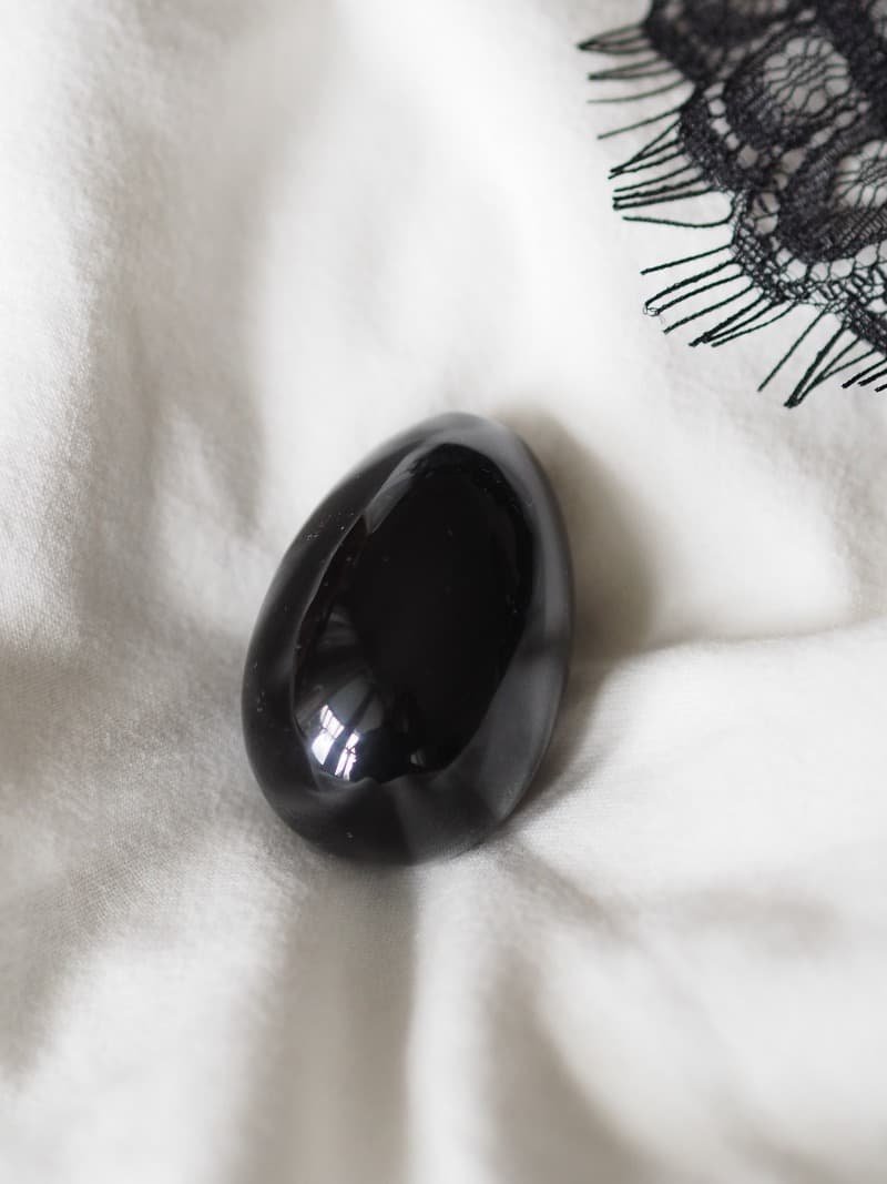 Yoni vajíčko Obsidián