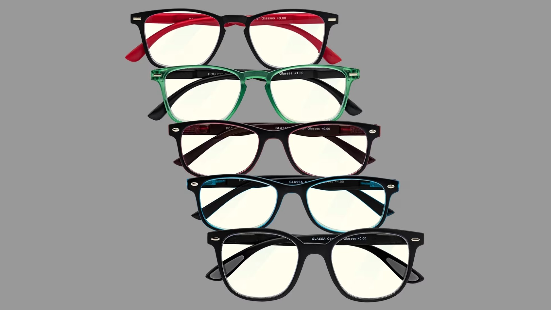 Brýle na počítač - Modely PCG029, PCG030, PCG031