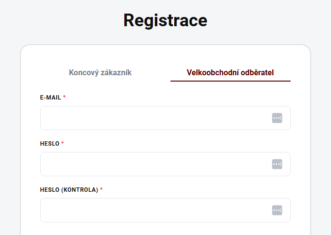 Registrace - lékárny