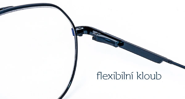 Kovové brýle na čtení G237 Blue s flexi pantem