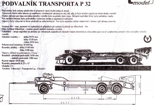 269 - Podvalník Transporta P32 269 - Podvalník Transporta P32