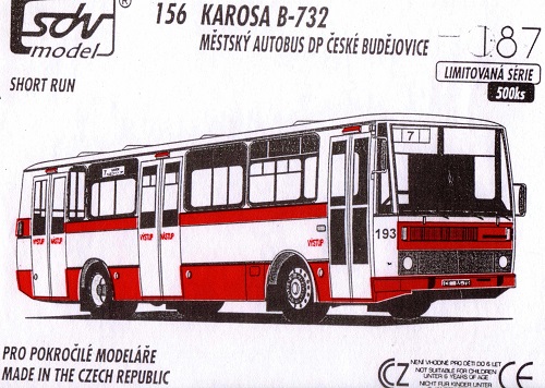 156 - Karosa B-732 DP České Budejovice 156 - Karosa B-732 DP České Budejovice