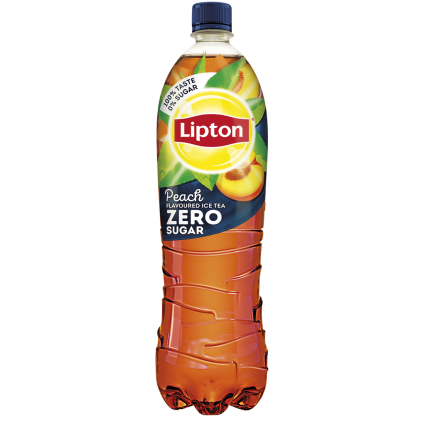 Lipton ledový čaj ZERO černý broskev 1,5l