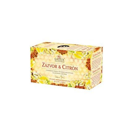 Grešík Čaje - Zázvor & Citrón 40g