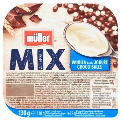 Müller Mix Jogurt choco ball