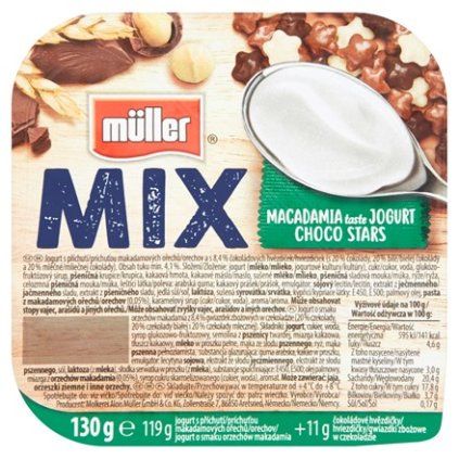 Müller Mix Jogurt choco stars