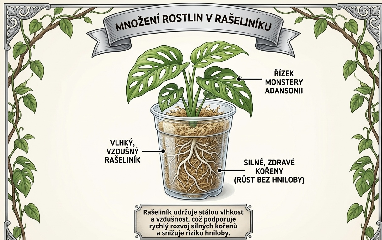 Množení v rašeliníku