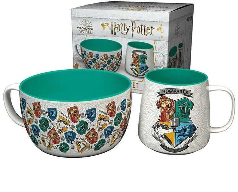 Harry Potter darčeková sada miska s hrnčekom Rokfort