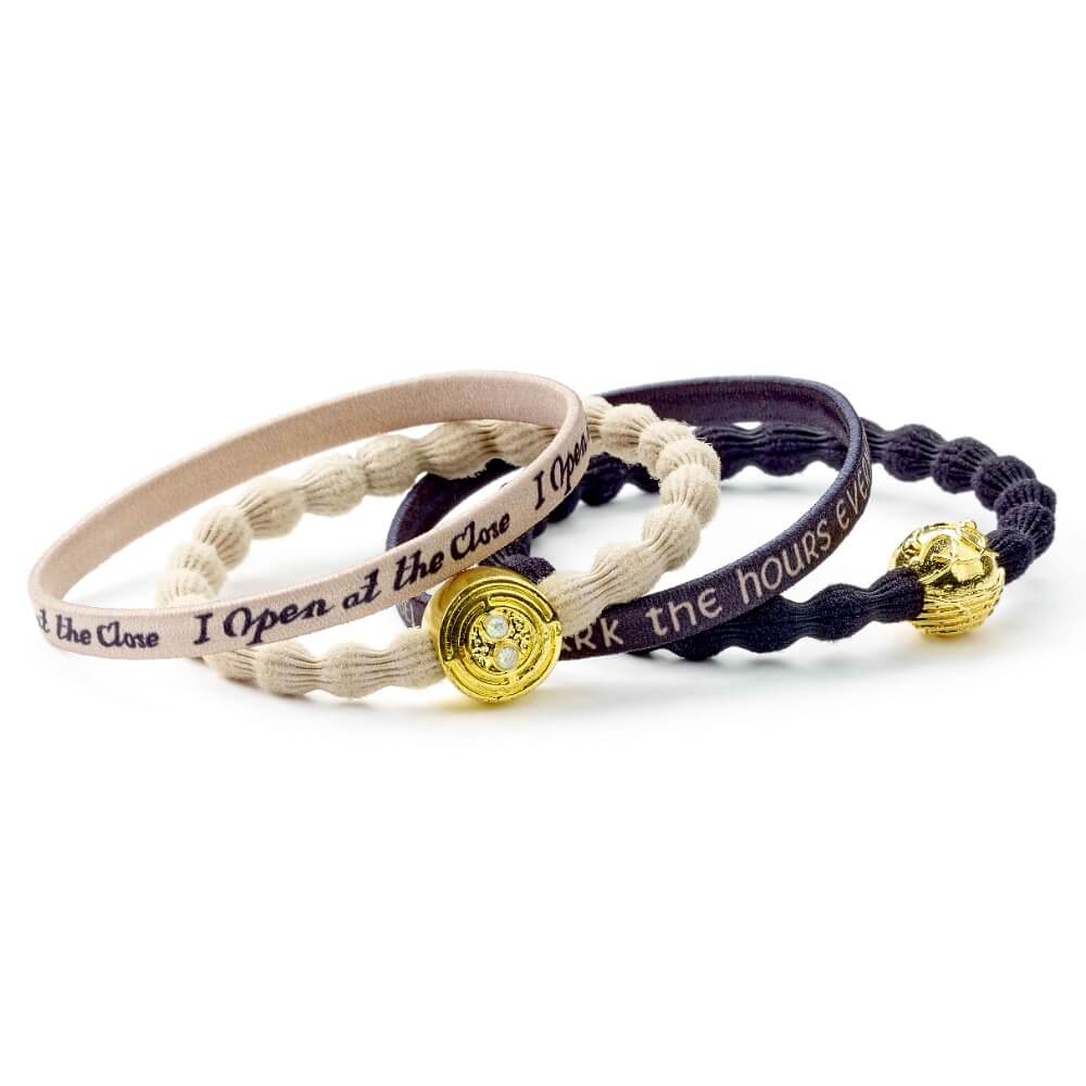 Harry Potter Gumičky do vlasov - Obráteč času a Zlatá strela detail