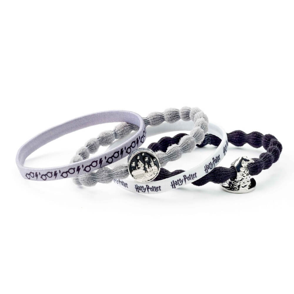 Harry Potter Gumičky do vlasov - Bradavice, Triediaci klobúk a Harry Potter detail