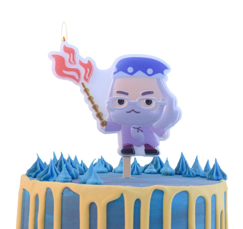 Harry Potter sviečka na tortu Albus Dumbledore - vosková figúrka na narodeninový dort