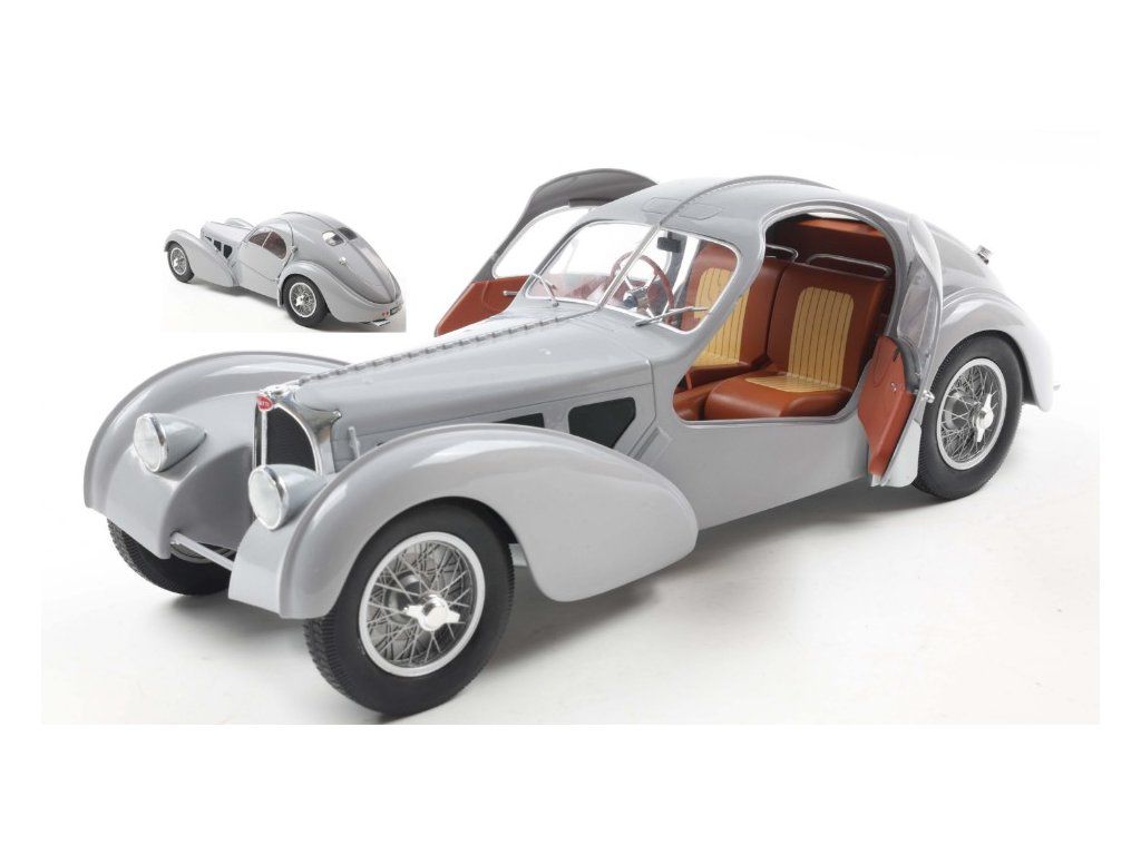 0085845 bugatti atlantic type 57 sc1937 matt silver 1 18
