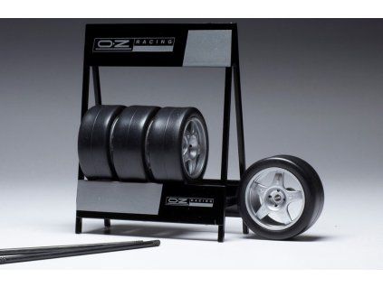 0068262 set 4 wheels oz crono silver 1 18