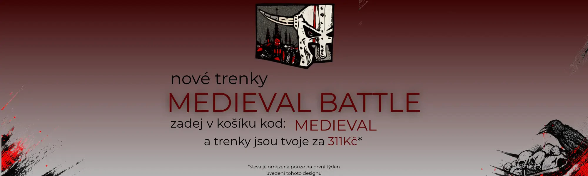 Design trenek MEDIEVAL BATTLE