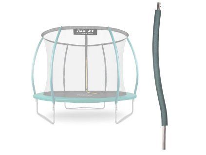 Spodný stĺpik pre trampolínu typu C 252 - 435cm zelená