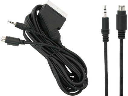 SCART - JACK 3,5ST+S-VHS 15 m