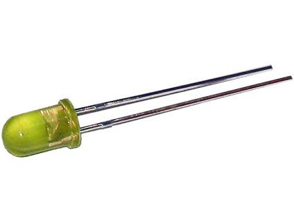 LED dióda 12V 5mm žltá 100ks LED5002
