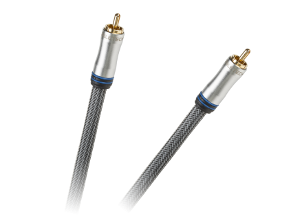Prepojovací kábel RCA - RCA 1,8 m Cabletech Gold Edition