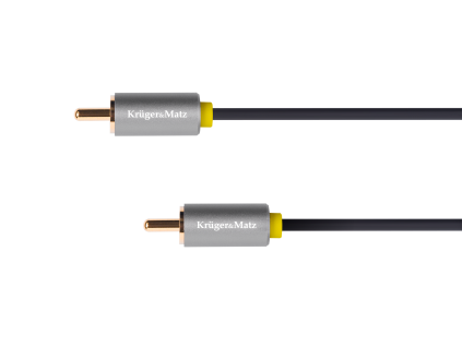 RCA kábel 1x RCA - 1x RCA 1 m Krüger&Matz Basic L-KM1201