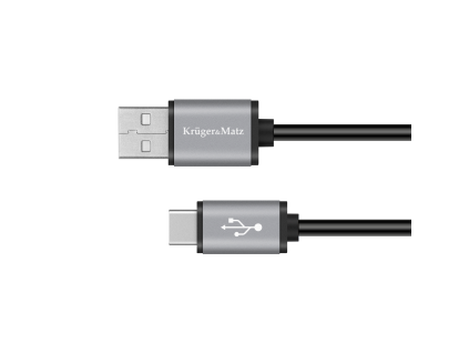USB-A na USB-C kábel 1,8 m Krüger&Matz Basic L-KM1240