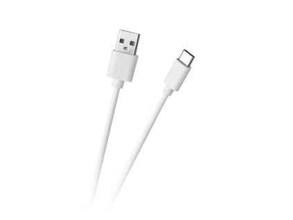 USB-A na USB-C kábel 1 m biely L-GSM1000W