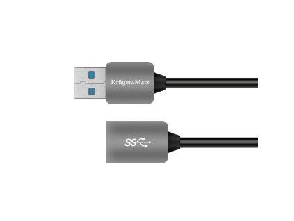 USB 3.0 predlžovací kábel 1 m, USB-A samec / USB-A samica, Krüger&Matz L-KM0336