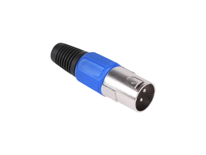 Modry xlr konektor L-WTY0054C