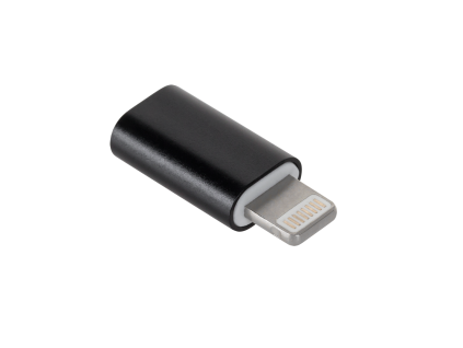 Redukcia Micro USB - Lightning M-Life čierny