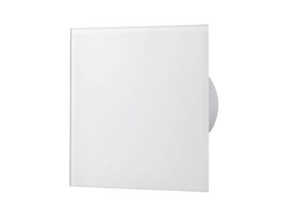 Mriežka na ventilátor - sklenený panel biely matný