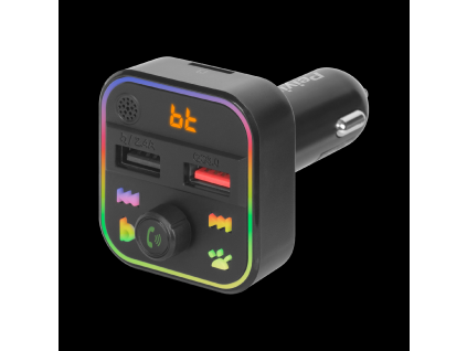 Bluetooth FM transmitter do auta s handsfree a 2x USB L-URZ0479
