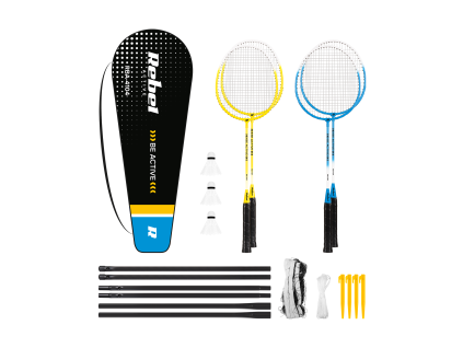 Bedmintonový set so sieťkou, REBEL ACTIVE